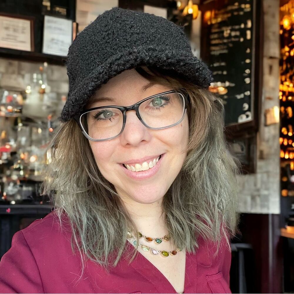 Fuzzy Adjustable Black Sherpa Hat